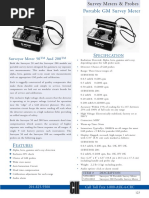 Portable GM Survey Meter