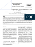 A New Model For Thermodynamic Analysis of A Drying Process: I. Dincer, A.Z. Sahin