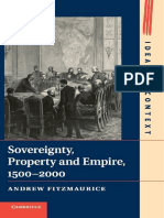 (Ideas in Context) Andrew Fitzmaurice - Sovereignty, Property and Empire, 1500-2000-Cambridge University Press (2014)