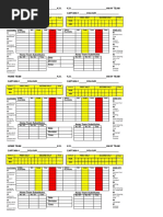 Referee Notebook Sheets