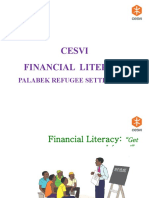 Financial Literacy Training To CESVI Palabek Refugee Settlement