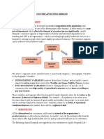 Factors Affecting Demand