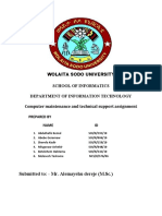 Maintenance Assignment