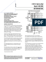 3 V/5 V, Rail-to-Rail Quad, 8-Bit DAC AD7304/AD7305: Features Functional Block Diagrams