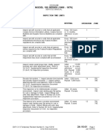 MODEL 150 SERIES (1969 - 1976) : Inspection Time Limits 1. Inspection Items Revi-Sion Status Task Interval Operation Zone