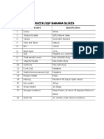 Specs of Cavendish Banana 