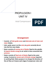 Propulsion I Unit Iv: Axial Compressors