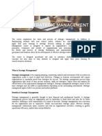 Strategic Management Overview