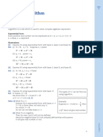 Logarithm: Meaning of Logarithm: Exponential Form