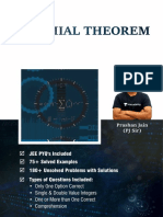 Binomial Theorem NEW BOOK