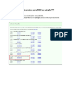 Creating A Pair of SSH Keys