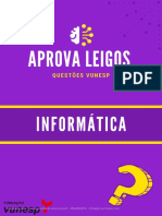 Questoes Vunesp de Informatica