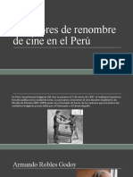 Directores de Renombre de Cine en El Perú