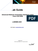 Lab Guide: Advanced Network Automation Solutions Using Cisco Ios Eem