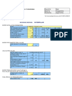 Generator Exhaust Pipe Diameter Calculations: Marina Towers L9959