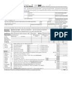 U.S. Individual Income Tax Return: Chicaiza 712-72-0607 Cristina R