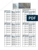 Metal Track Price List Metal Stud Price List: THICKNESS, 0.5mm THICKNESS, 0.5mm