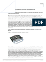 Cisco IP Communications Voice/Fax Network Module