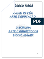 4 - Apostila - Arte e Concepçoes Educacionais