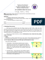 Division of Cebu Province Self-Learning Home Task (SLHT) : 4. Pulley