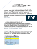 Clinical Database Metadata Quality Control With SAS® and Python