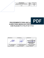 Procedimiento de Trabajo Ferjo - Anclaje