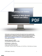 Practicing Law Online: Creating A Web-Based Virtual Law Office