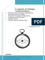 This Study Resource Was: Human Aspects of Strategy Implementation