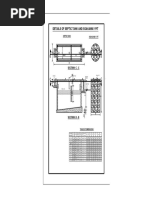 Details of Septic Tank and Soakaway Pit: Section C - C