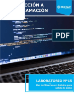 Laboratorio 15 - Uso de Librerías en Arduino para Salida de Datos