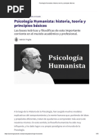 Psicología Humanista - Historia, Teoría y Principios Básicos