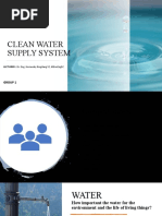 Group 01. Clean Water Supply System, TekLing Presentation