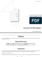 User Manual: Powerline Av Mini Adapter