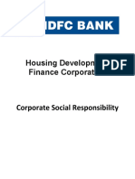 Housing Development Finance Corporation: Corporate Social Responsibility