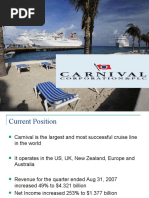 Case Presentation - CarnivalCorp