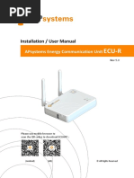 Ecu-R: Installation / User Manual