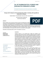 Design and Development of Fast Disintigrating Tablets Containing Ashwagandha by Sublimation Technique