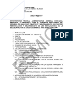 Anexo Tecnico - Justificacion Necesidad Interventoria "Mantenimiento, Adecuacio N, Remodelacio N y Mejoramiento de Las Instalaciones de La Escuela Militar 2