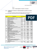 Propuesta Equipamiento Comunicaciones - Recuay