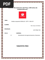 Análisis Comparativo ESSALUD - SCTR - VIDA LEY