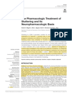 Stuttering Treatment and Its Pharmacology