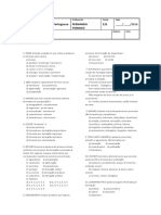 Lista de Exercício - Formação