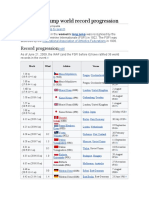 Men's Long Jump World Record Progression