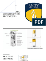 Building Materials and Construction Techniques: Traction Elevator-Group3