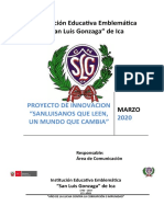 Proyecto Innovación-Sanluisano Que Lee, Mundo Que Cambia