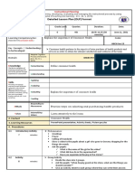 Detailed Lesson Plan (DLP) Format: Learning Competency/ies: Explains The Importance of Consumer Health Code