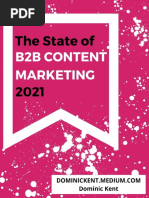 The State of B2B Content Marketing in 2021