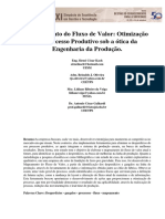 Mapeamento Do Fluxo de Valor: Otimização Do Processo Produtivo Sob A Ótica Da Engenharia Da Produção