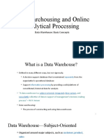 Data Warehouse OLAP OLTP