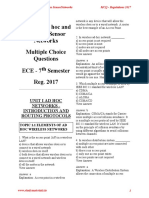 EC8702 Ad Hoc and Wireless Sensor Networks Multiple Choice Questions Ece - 7 Semester Reg. 2017